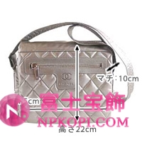 シャネル スーパーコピー2012年春夏新作　キルティング斜め掛けショルダーバッグ シルバー(ARGENT) A48616aaee